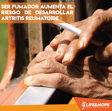 SER FUMADOR AUMENTA EL RIESGO DE DESARROLLAR ARTRITIS REUMATOIDE